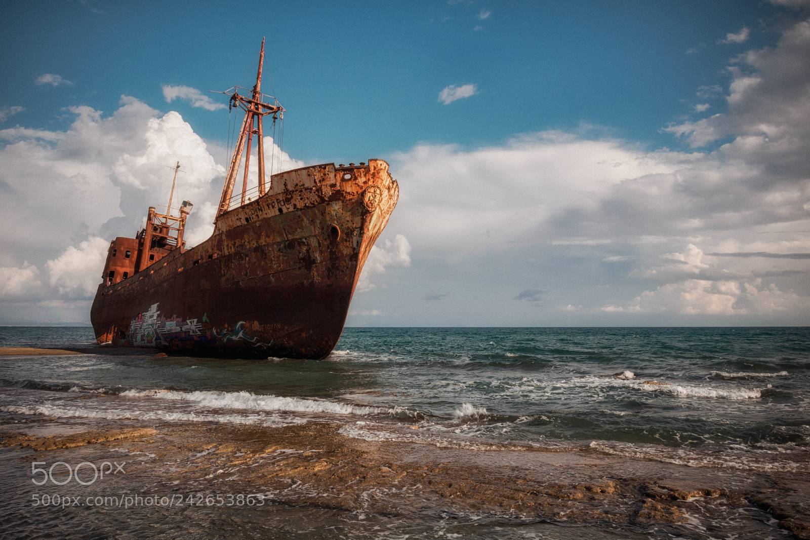 Canon EOS 760D (EOS Rebel T6s / EOS 8000D) sample photo. The greek shipwreck dimitrios photography
