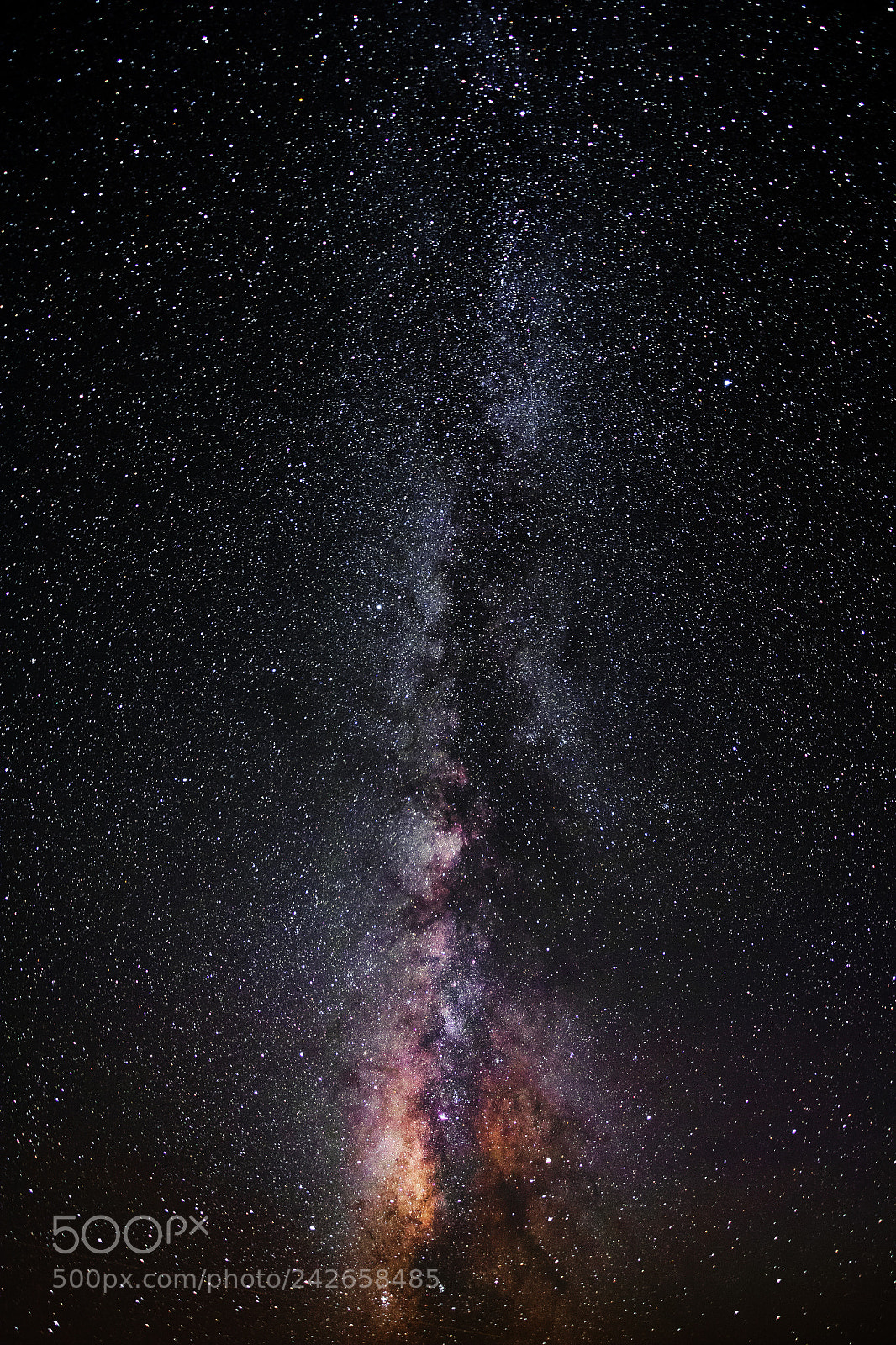 Canon EOS 7D Mark II sample photo. Just the milky way photography