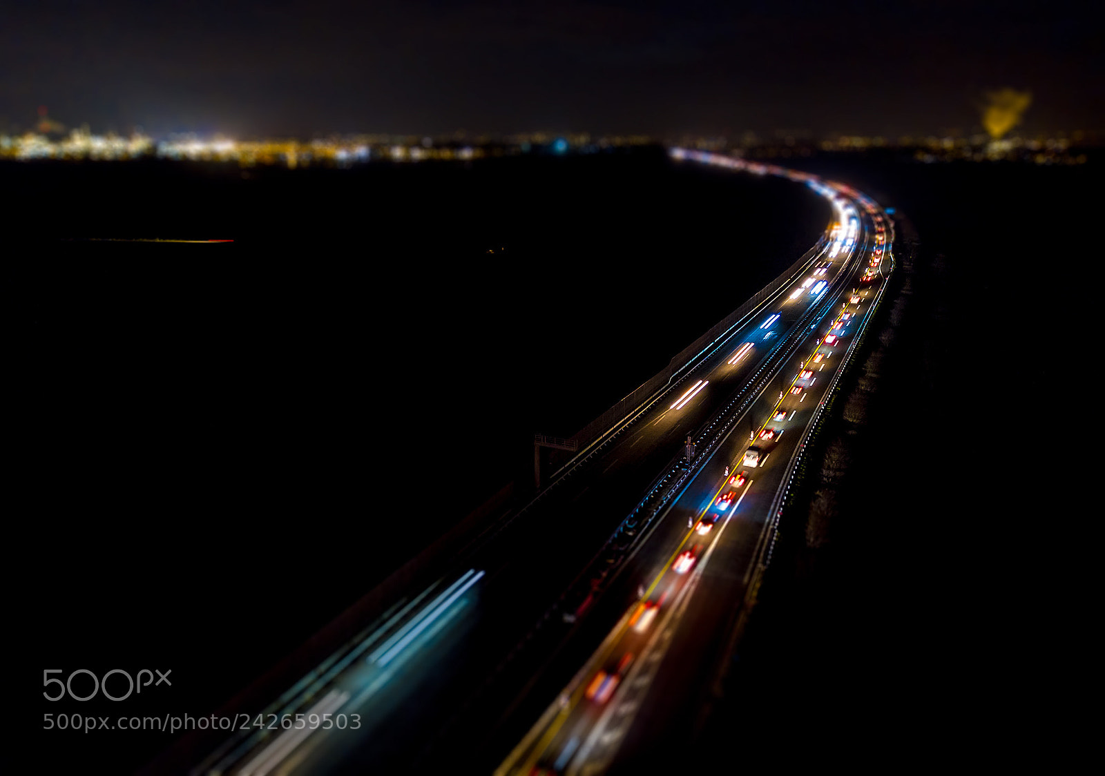 DJI FC220 sample photo. Travellers in the night photography