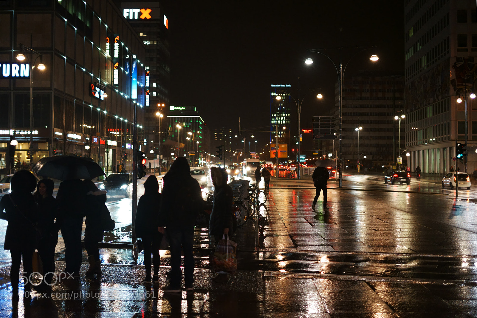 Sony a7 II sample photo. Alexanderplatz at night in photography