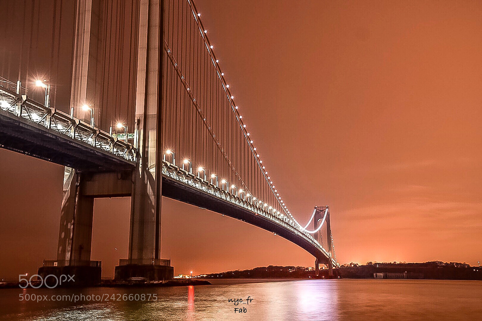 Nikon D5500 sample photo. Verrazano-narrows bridge photography