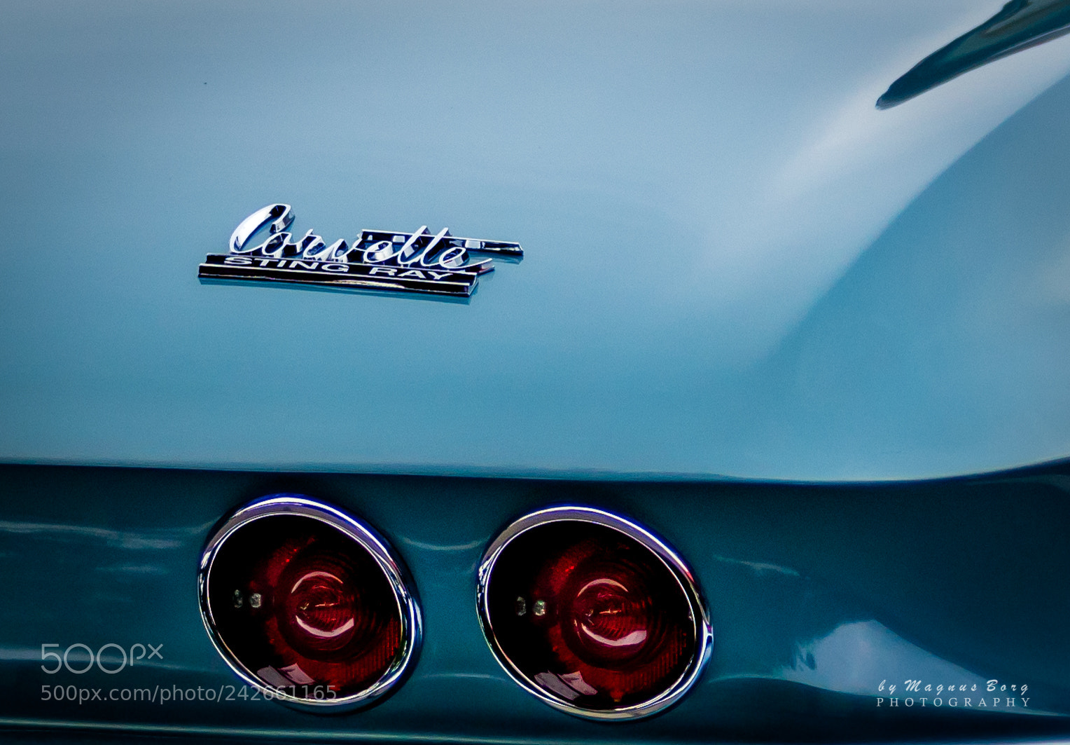 Sony a99 II sample photo. Closeup of corvette stingray photography