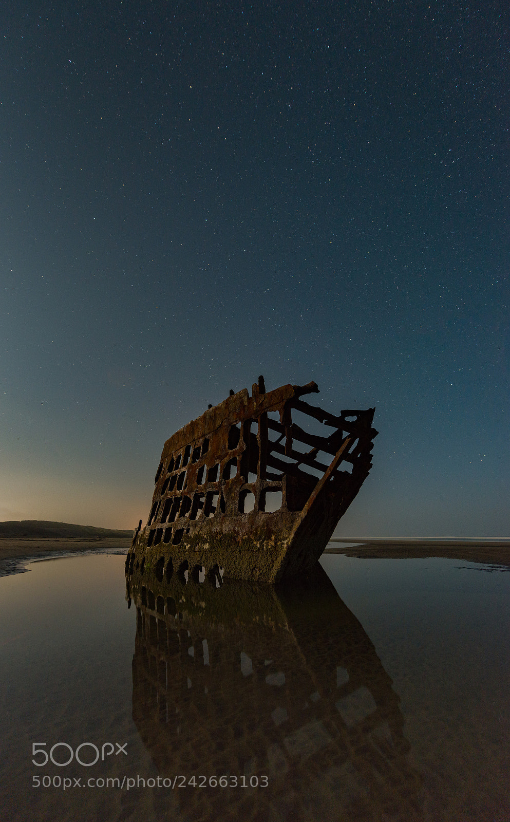 Nikon D800E sample photo. Peter iredale shipwreck photography