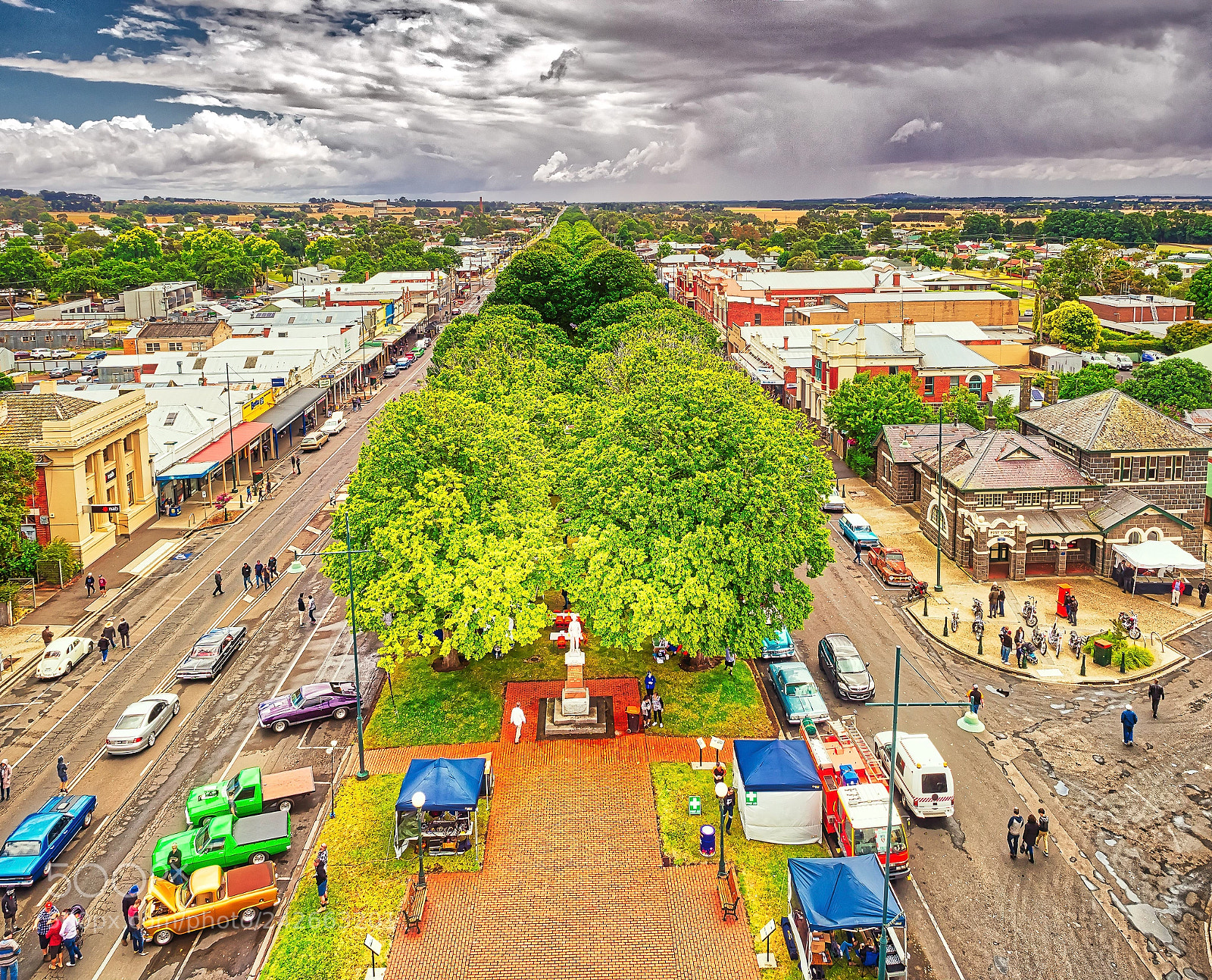 Olympus OM-D E-M5 sample photo. Streetscape from above photography