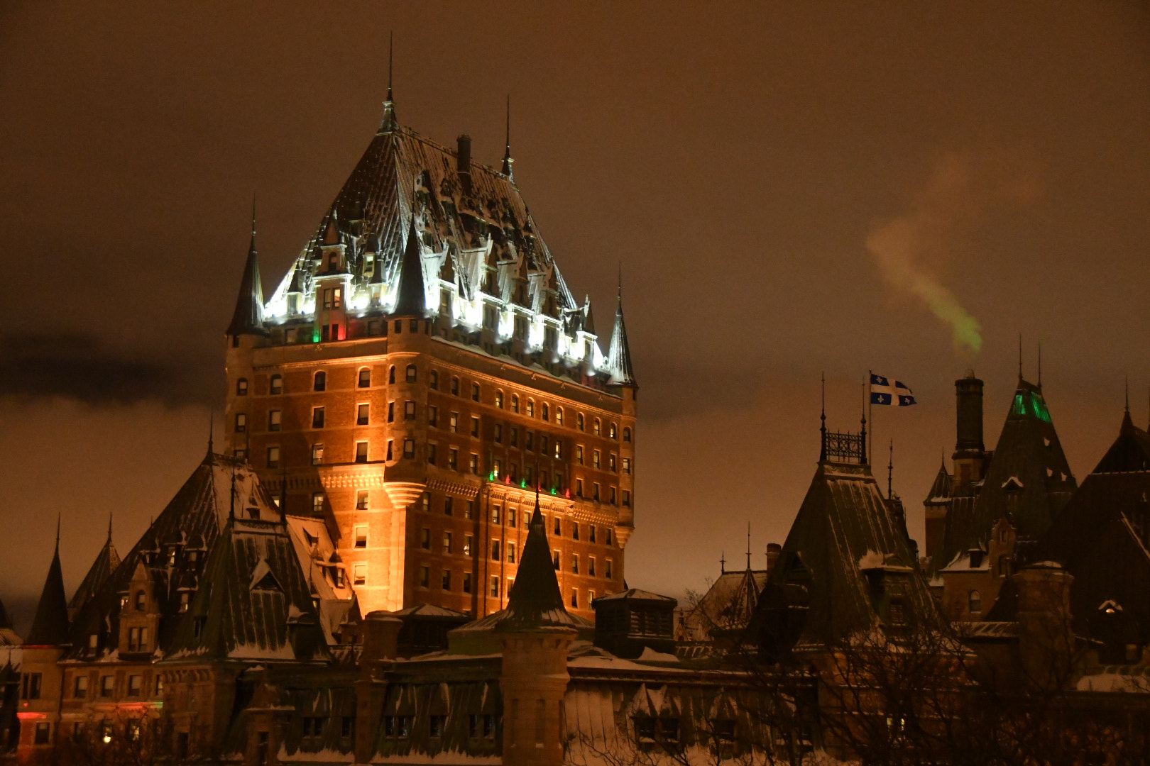 Nikon D7500 sample photo. Château frontenac  (québec) photography