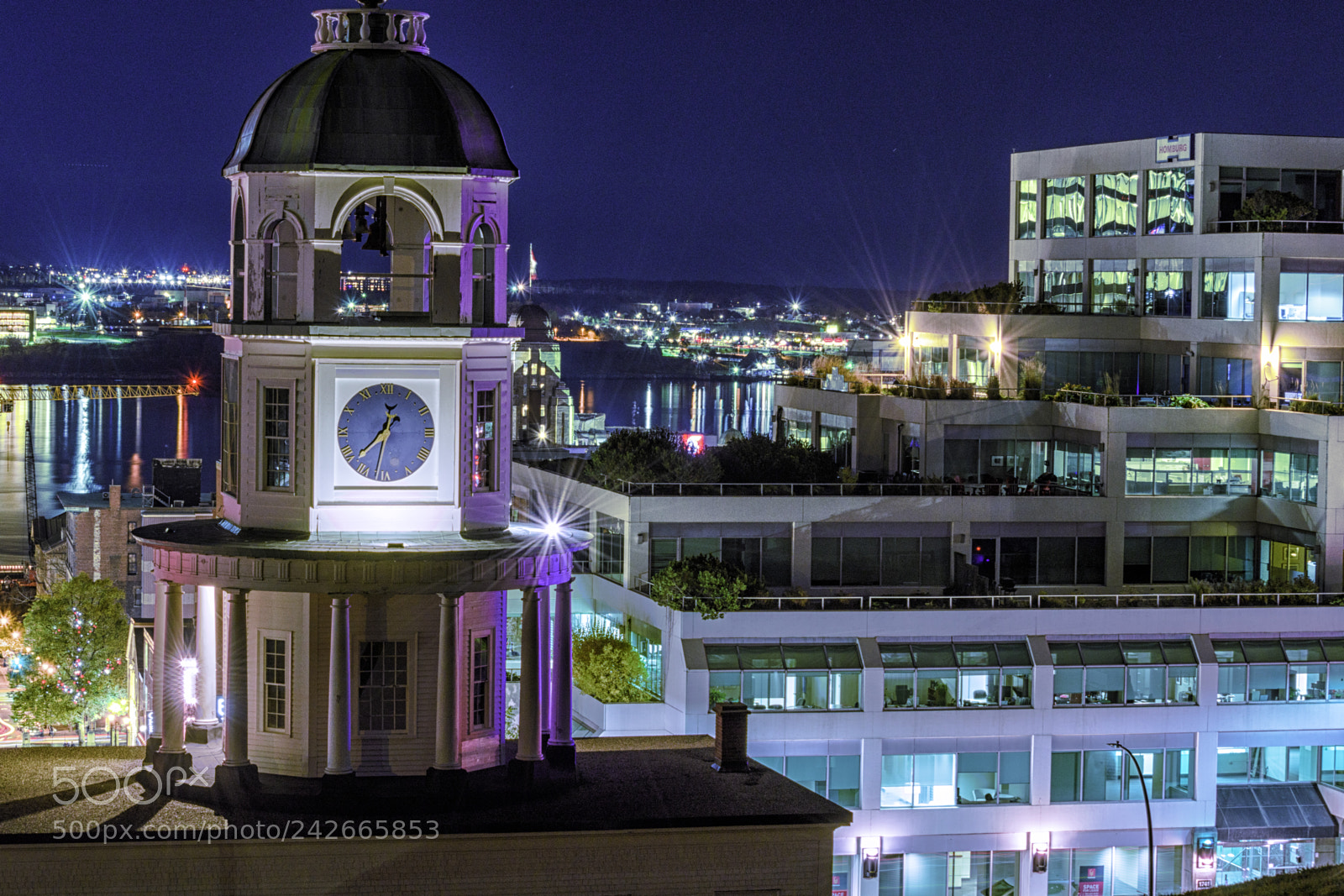 Nikon D500 sample photo. Halifax ns. town clock photography
