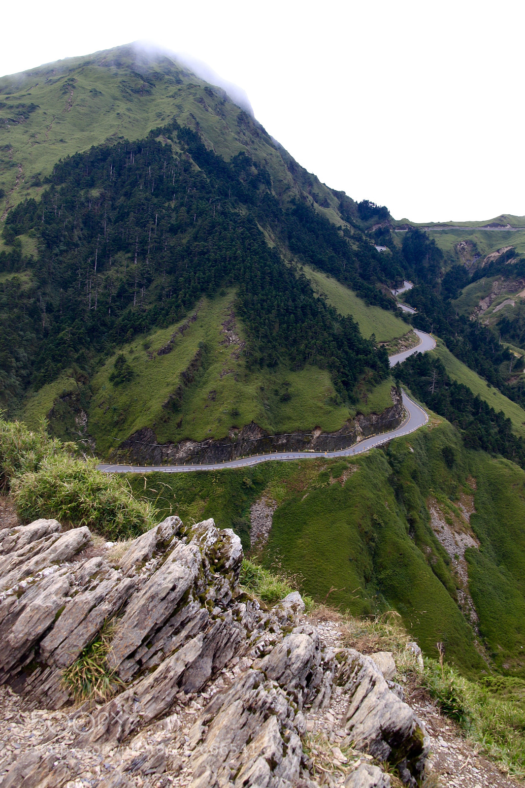Canon EOS 7D Mark II sample photo. Mountain road photography