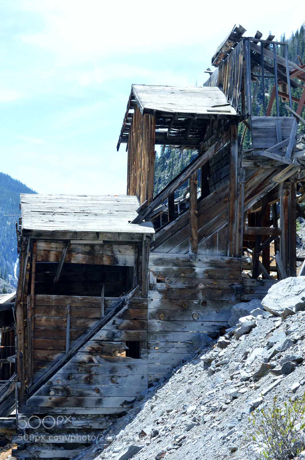 Nikon D3200 sample photo. Gold mine, colorado skies. photography