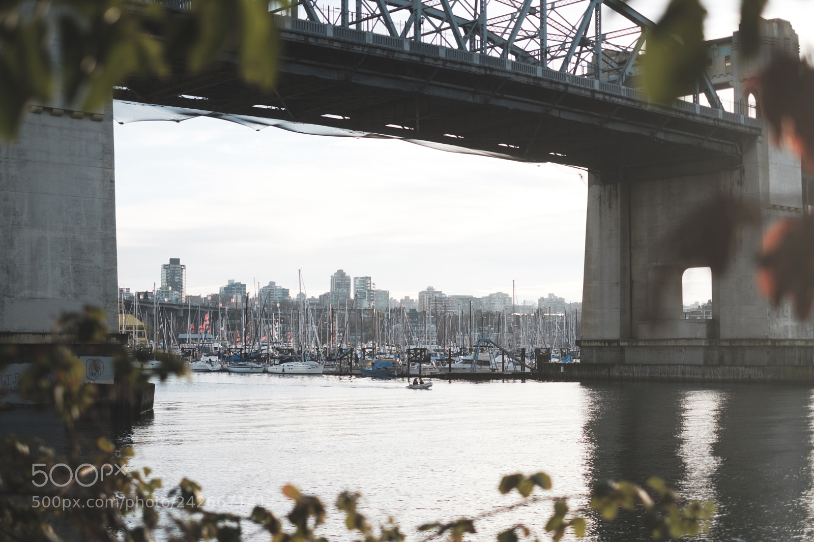 Fujifilm X-Pro2 sample photo. Burrard street bridge, vancouver photography