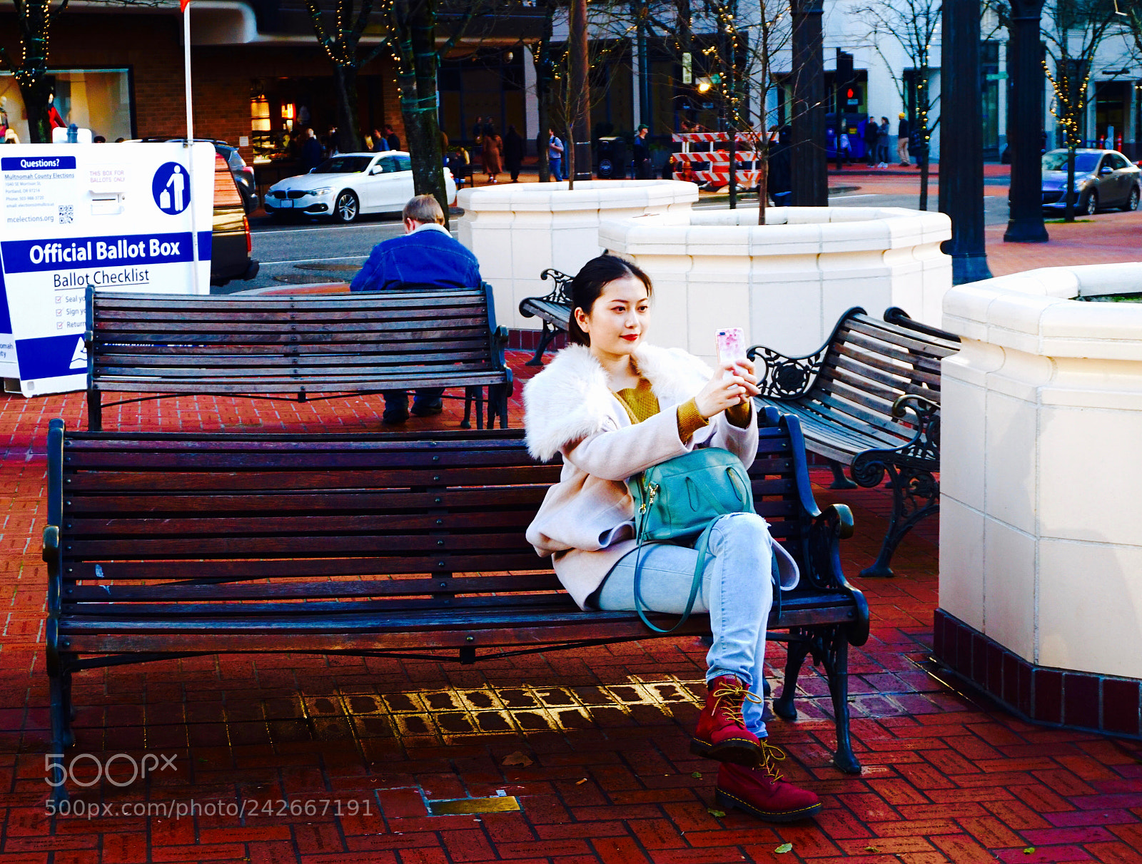 Sony a6300 sample photo. Leaves at her feet photography