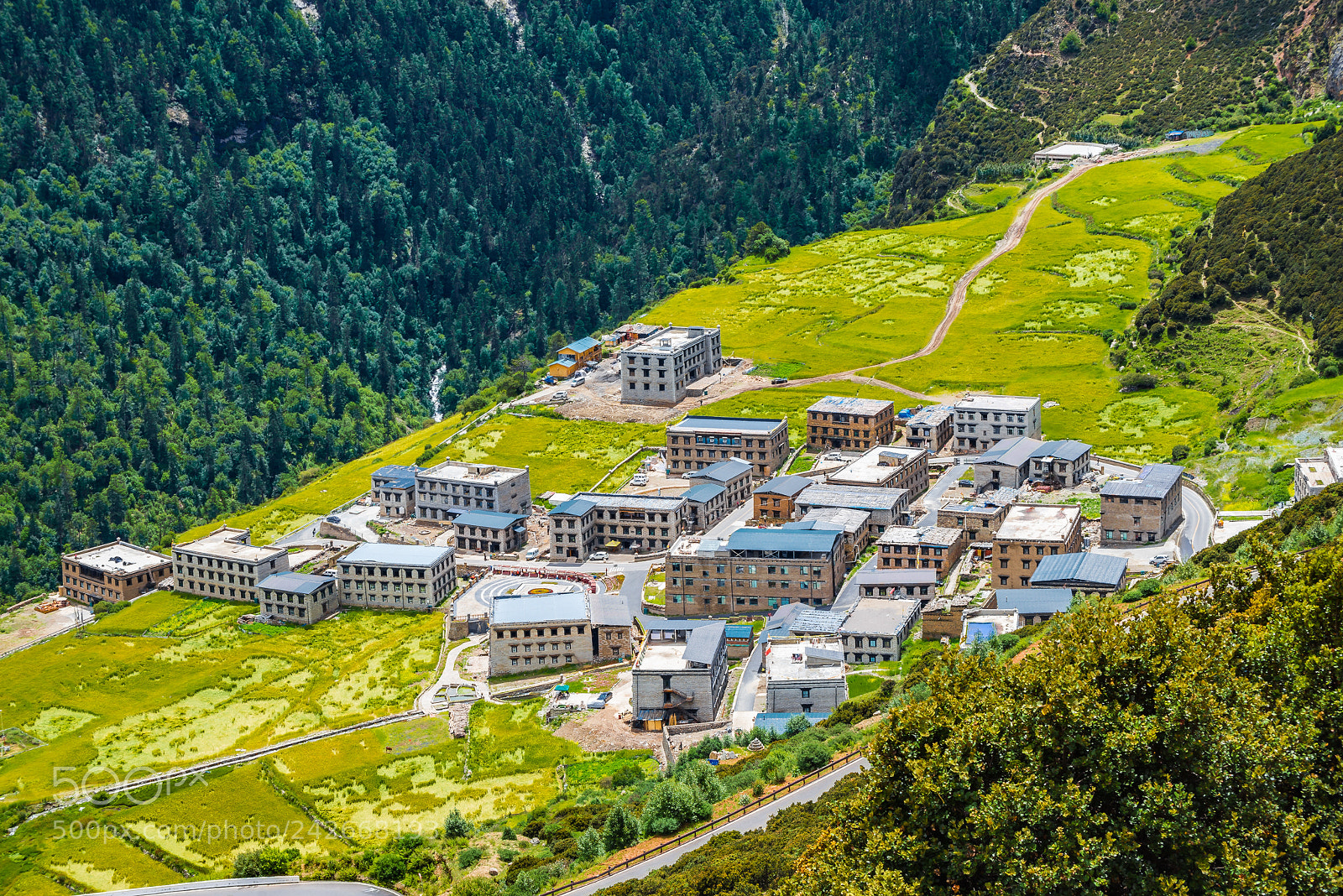 Nikon D610 sample photo. Beautiful yading village in photography