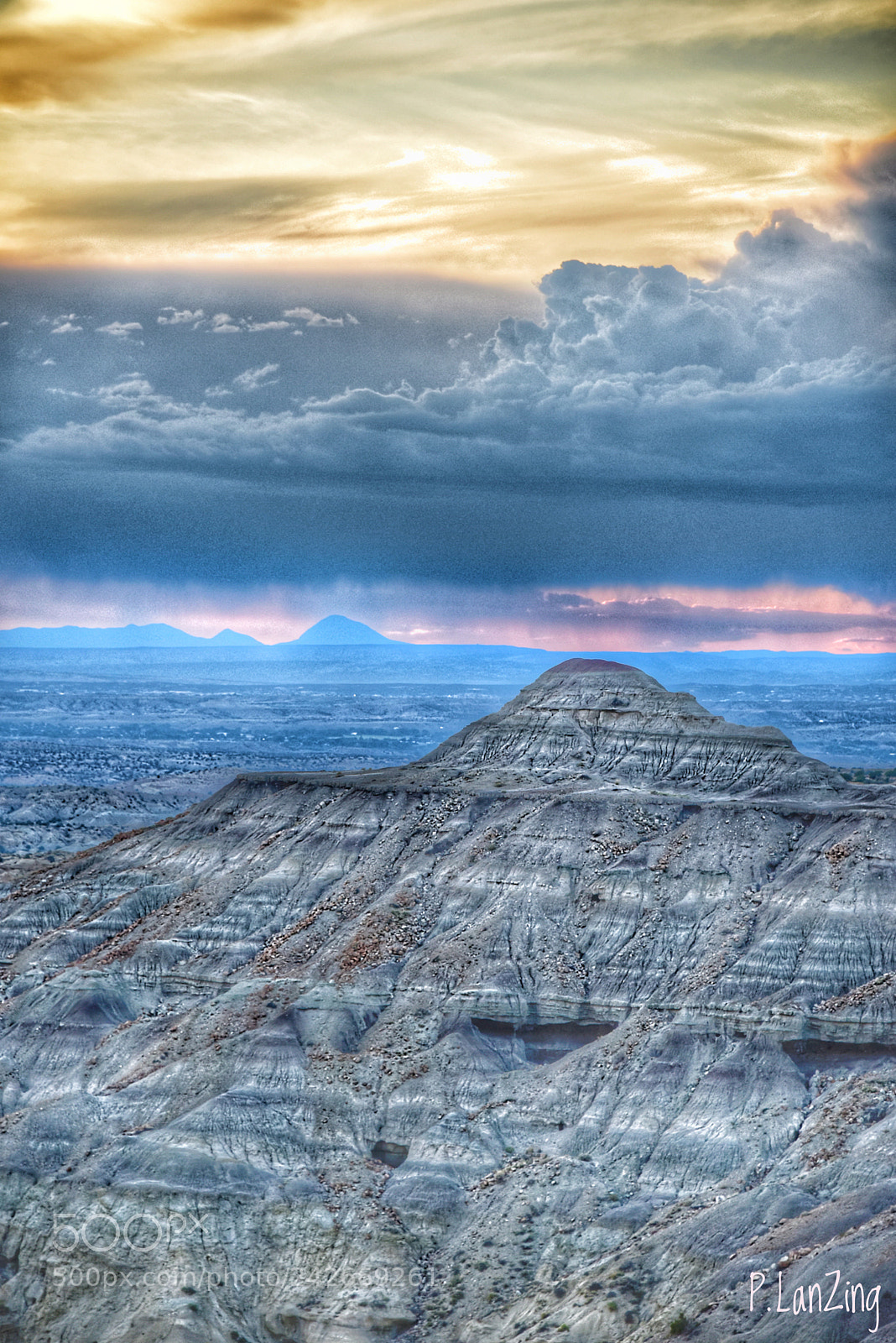 Nikon D810 sample photo. Angel peak sunset, distant photography