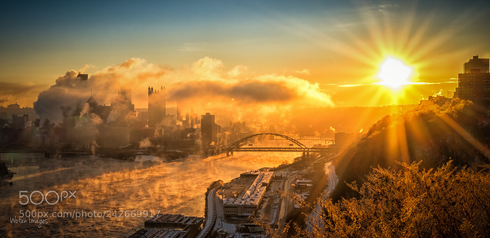 Nikon D500 sample photo. Pittsburgh sunrise photography