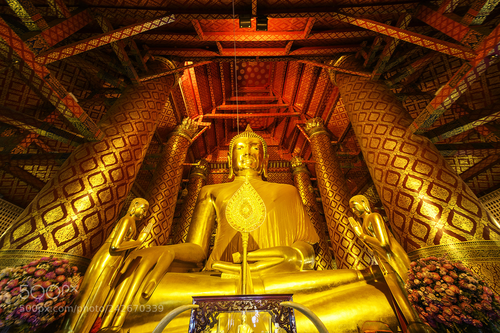 Nikon D850 sample photo. Ayutthaya,thailand wat phanan choeng photography