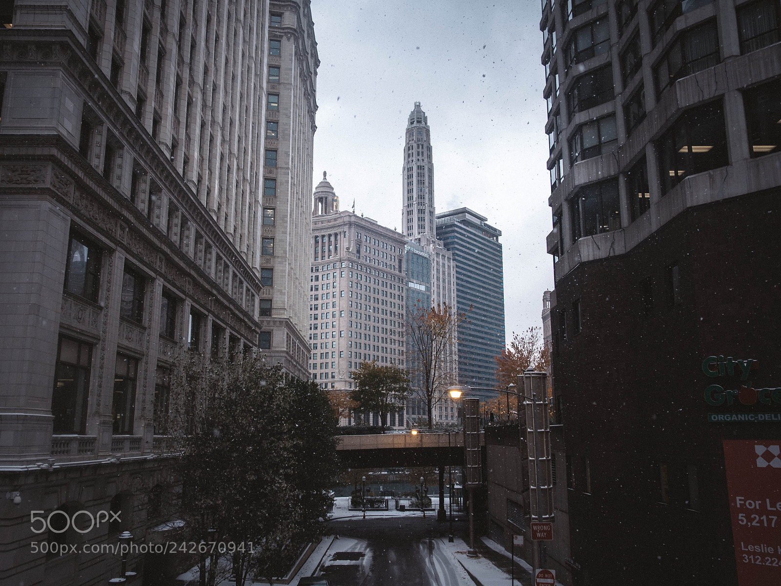 Olympus OM-D E-M10 sample photo. Snowy chicago photography