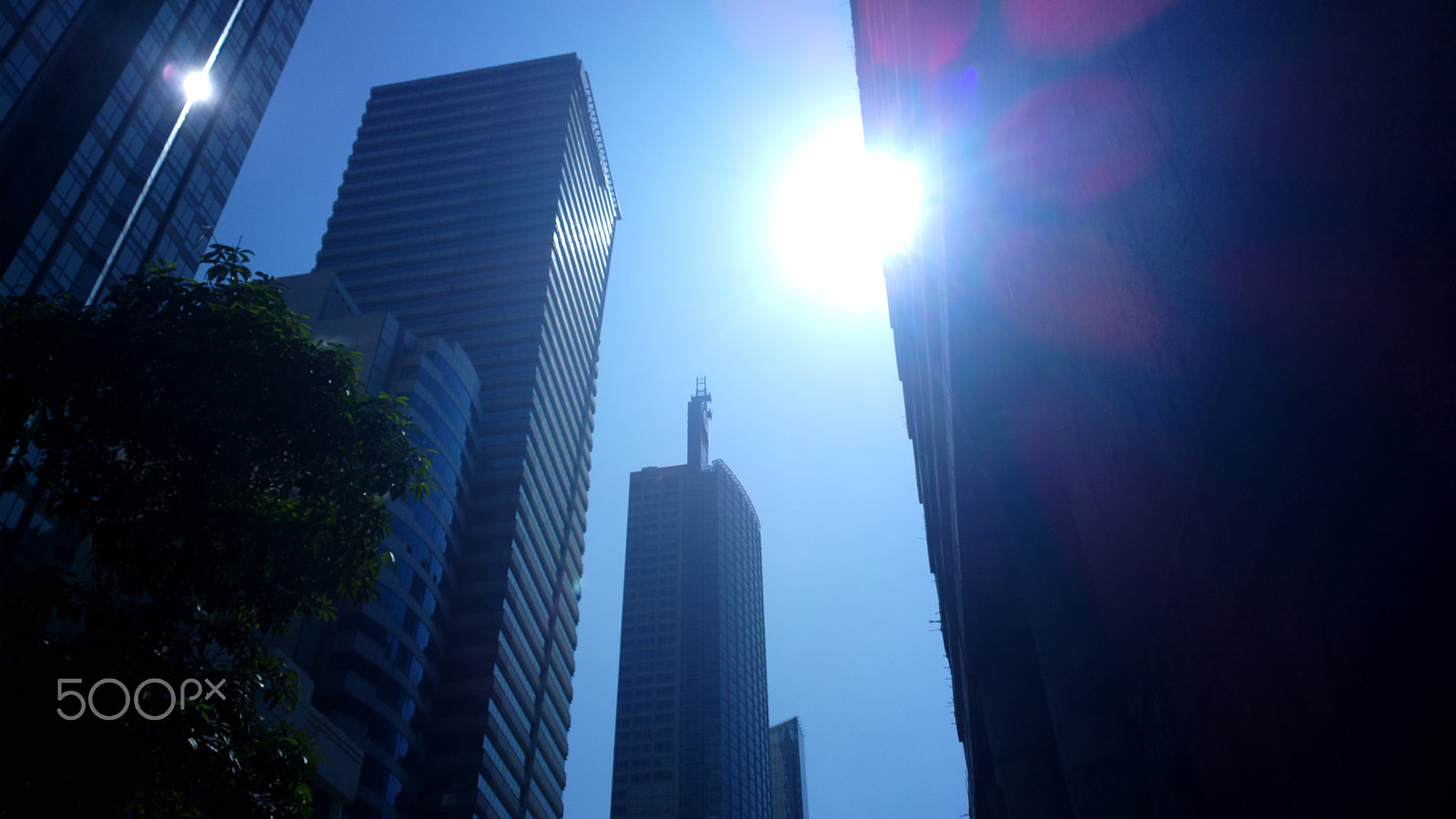 Nokia 808 PureView sample photo. Towers under the sun photography