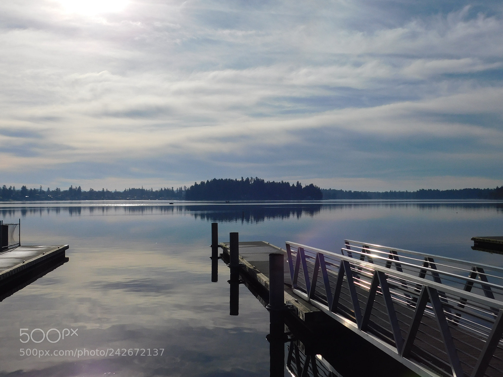 Nikon Coolpix B500 sample photo. Morning sun american lake photography