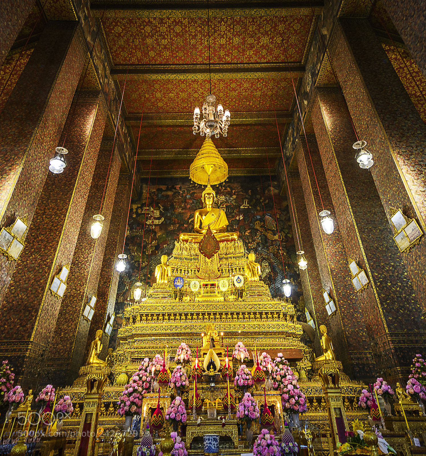 Nikon D850 sample photo. Bangkok,thailand wat pho temple photography