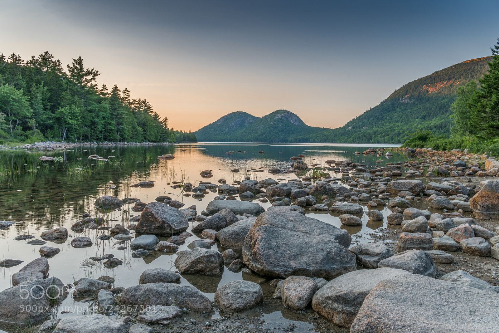 Sony a6300 sample photo. Jordan pond, acadia national photography