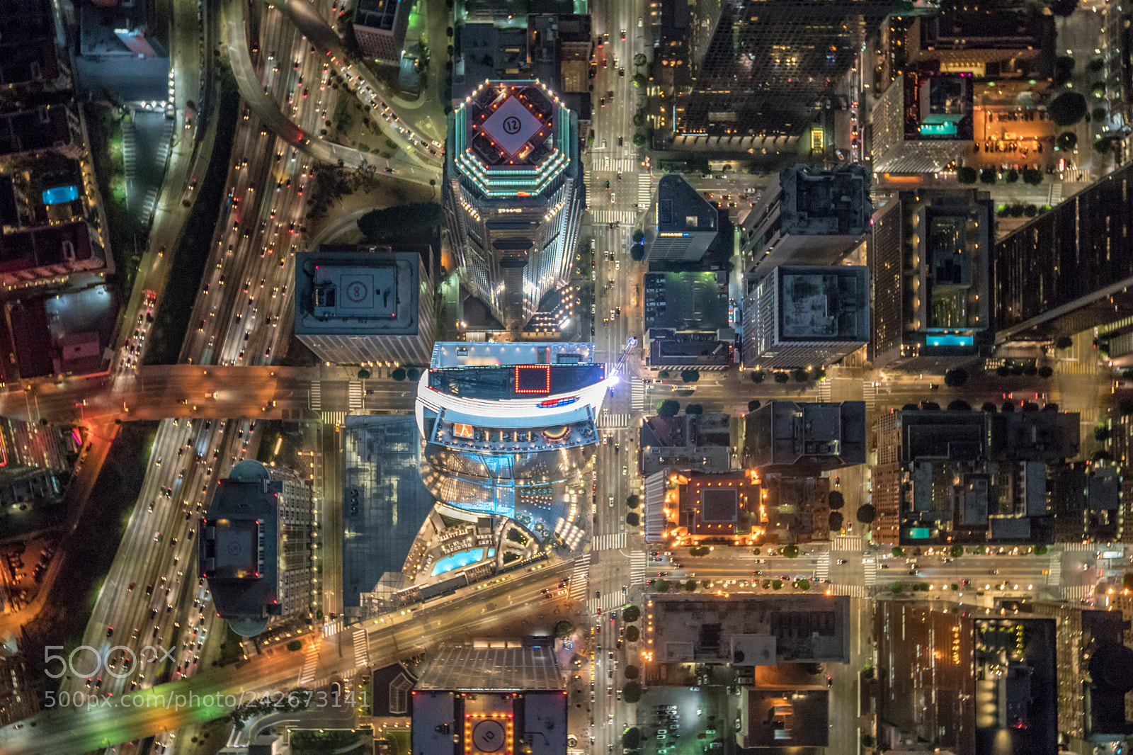 Sony a9 sample photo. Over the wilshire grand photography