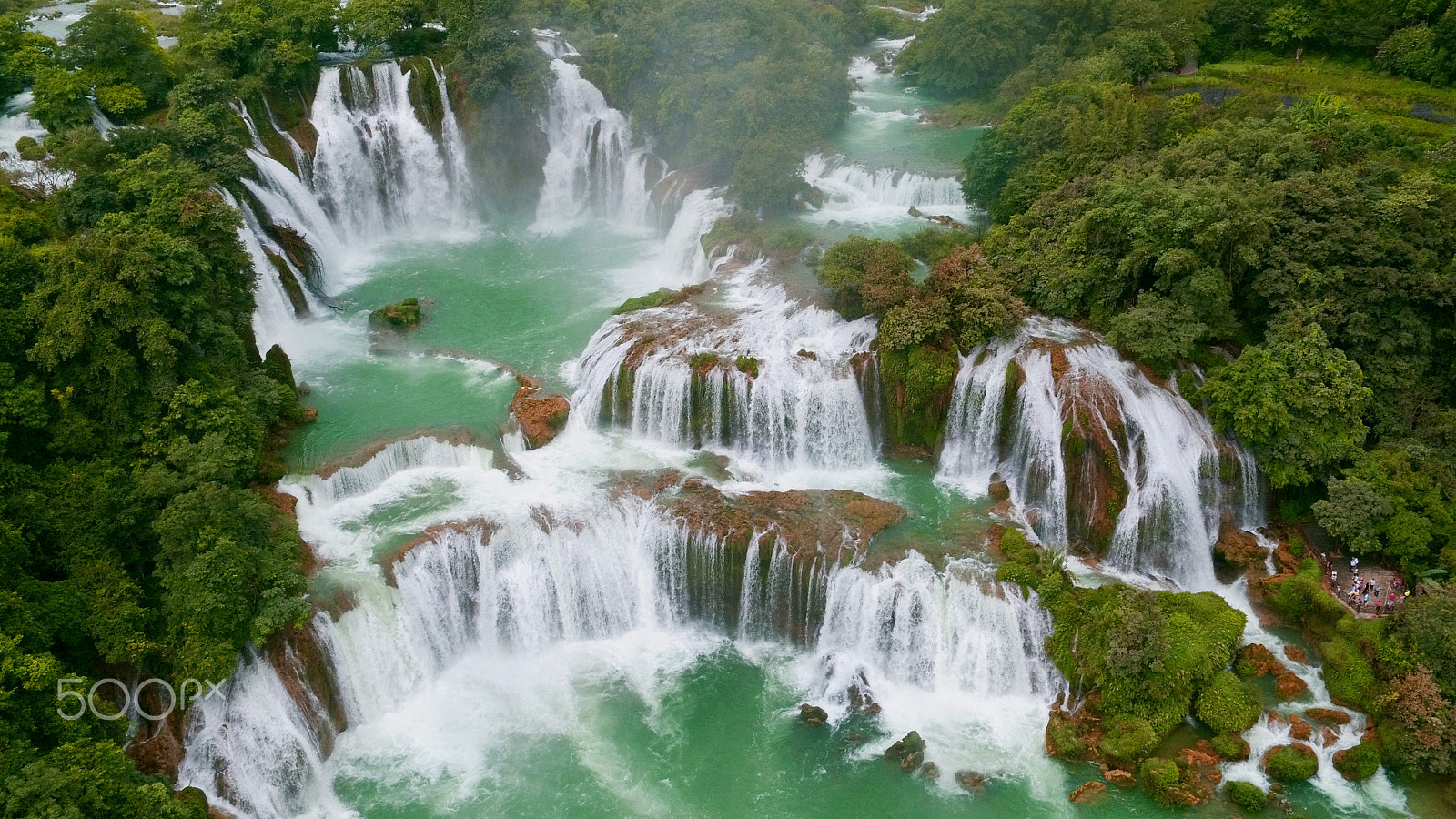 DJI FC550 sample photo. Ban gioc waterfall, dam thuy commune, trung khanh district, cao bang, vietnam photography