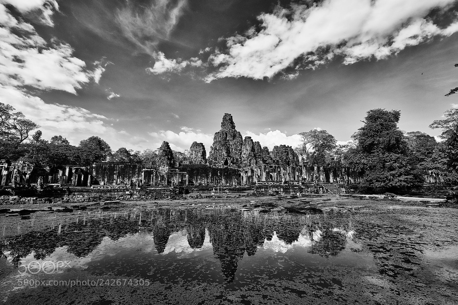 Nikon D850 sample photo. Bayon temple, siem reap photography