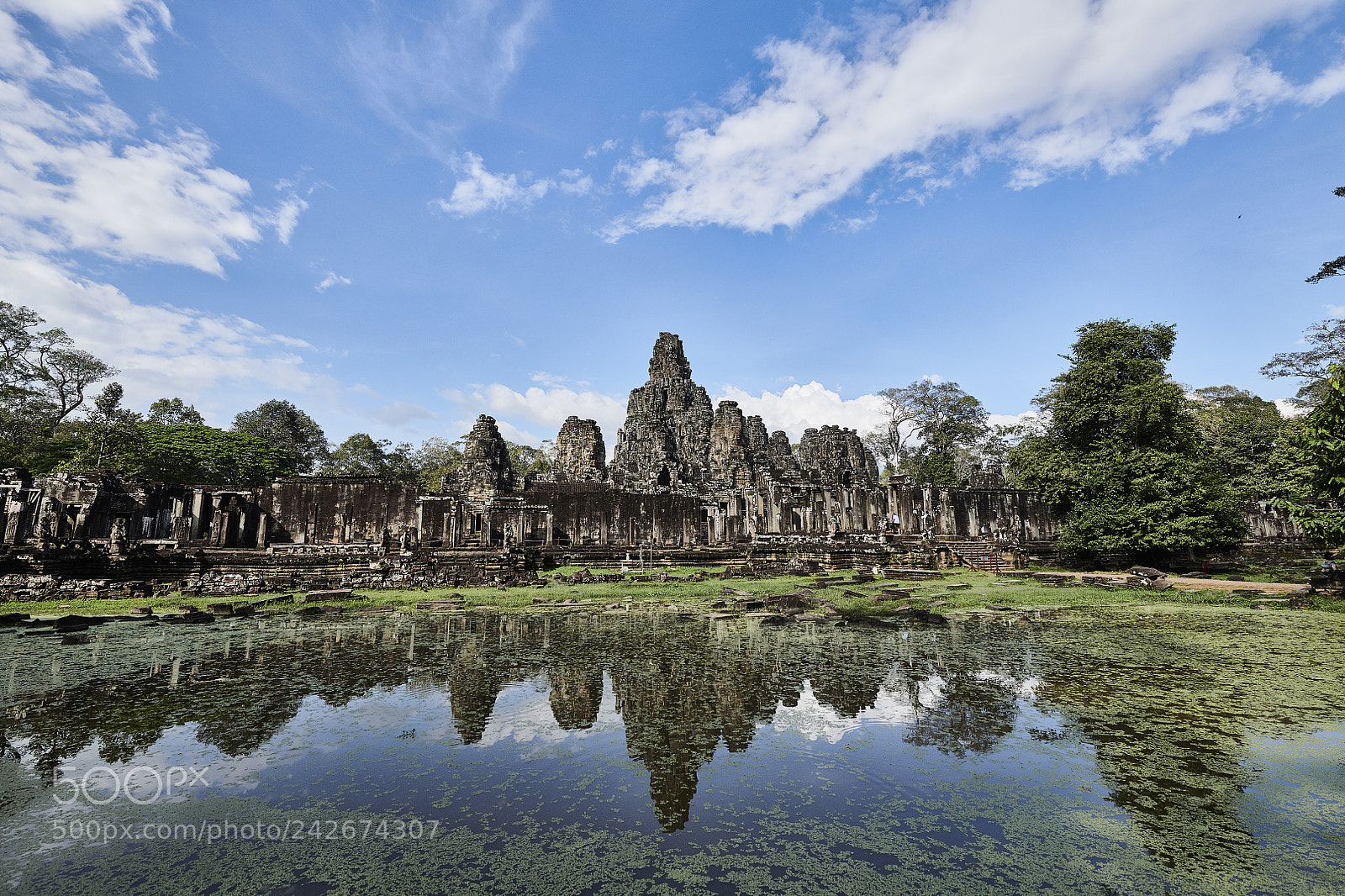 Nikon D850 sample photo. Bayon temple, siem reap photography