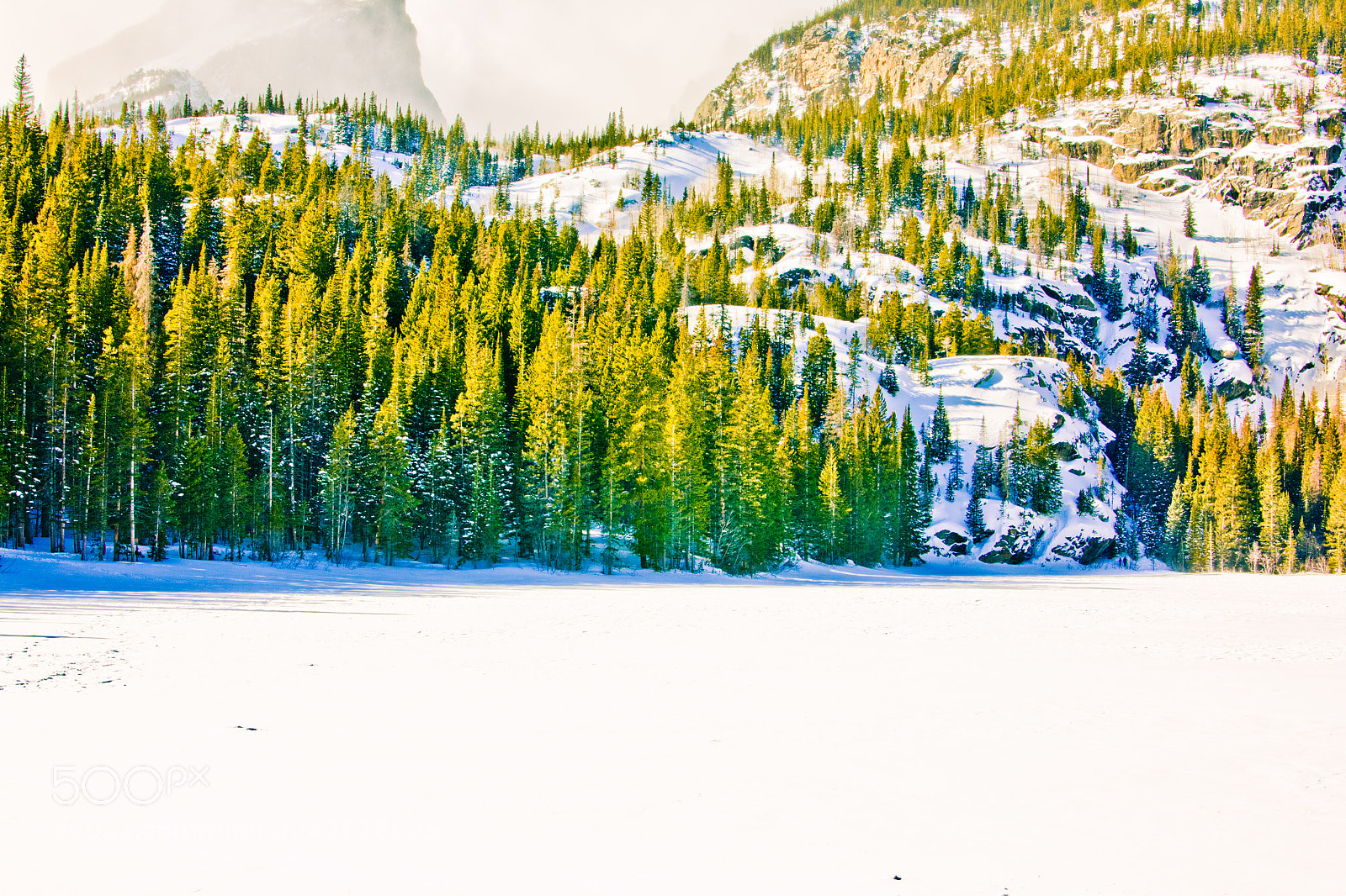 Canon EOS 550D (EOS Rebel T2i / EOS Kiss X4) sample photo. "frozen" bear lake photography