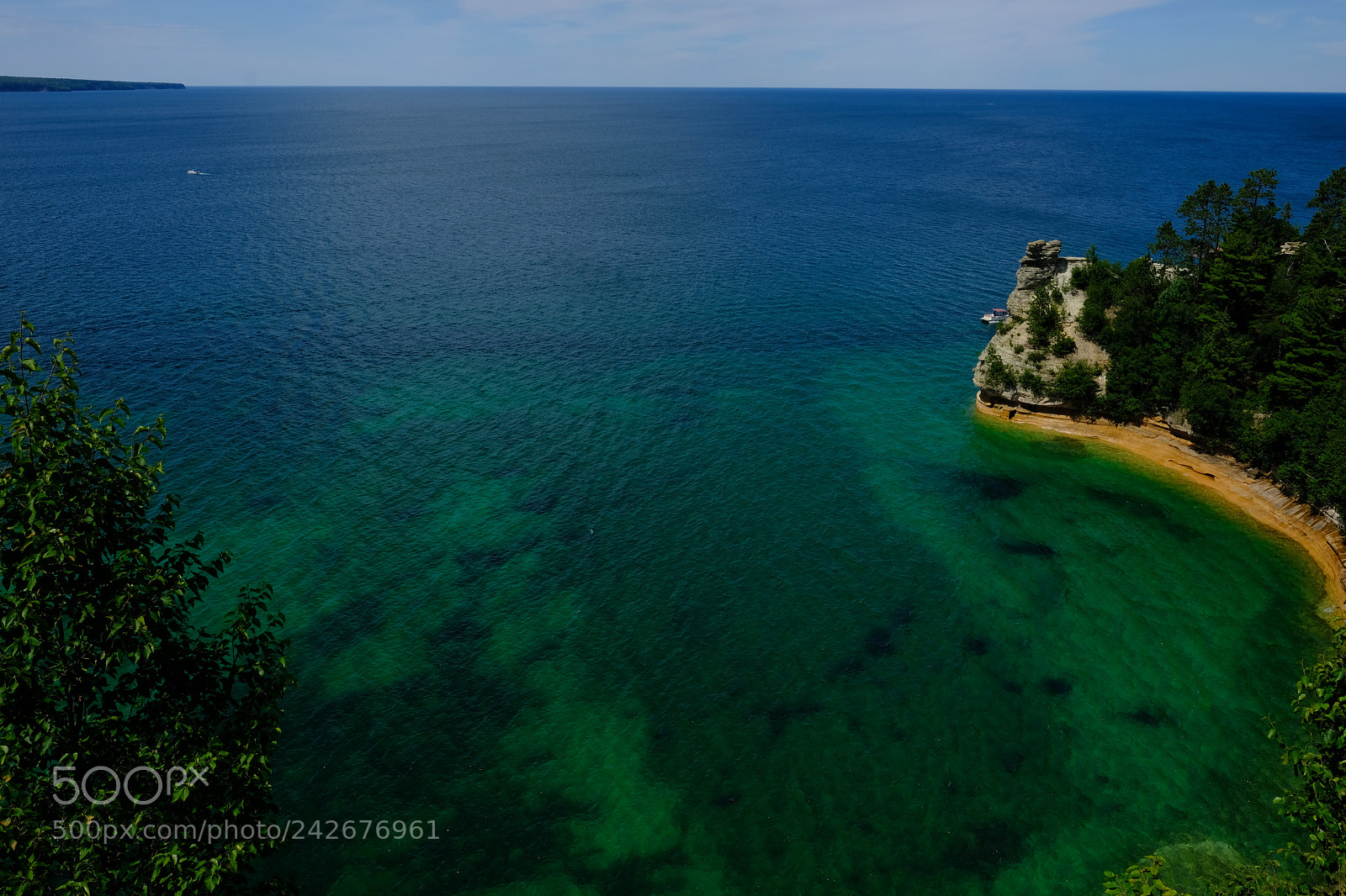 Fujifilm X-T2 sample photo. Pictured rocks national lakeshore photography
