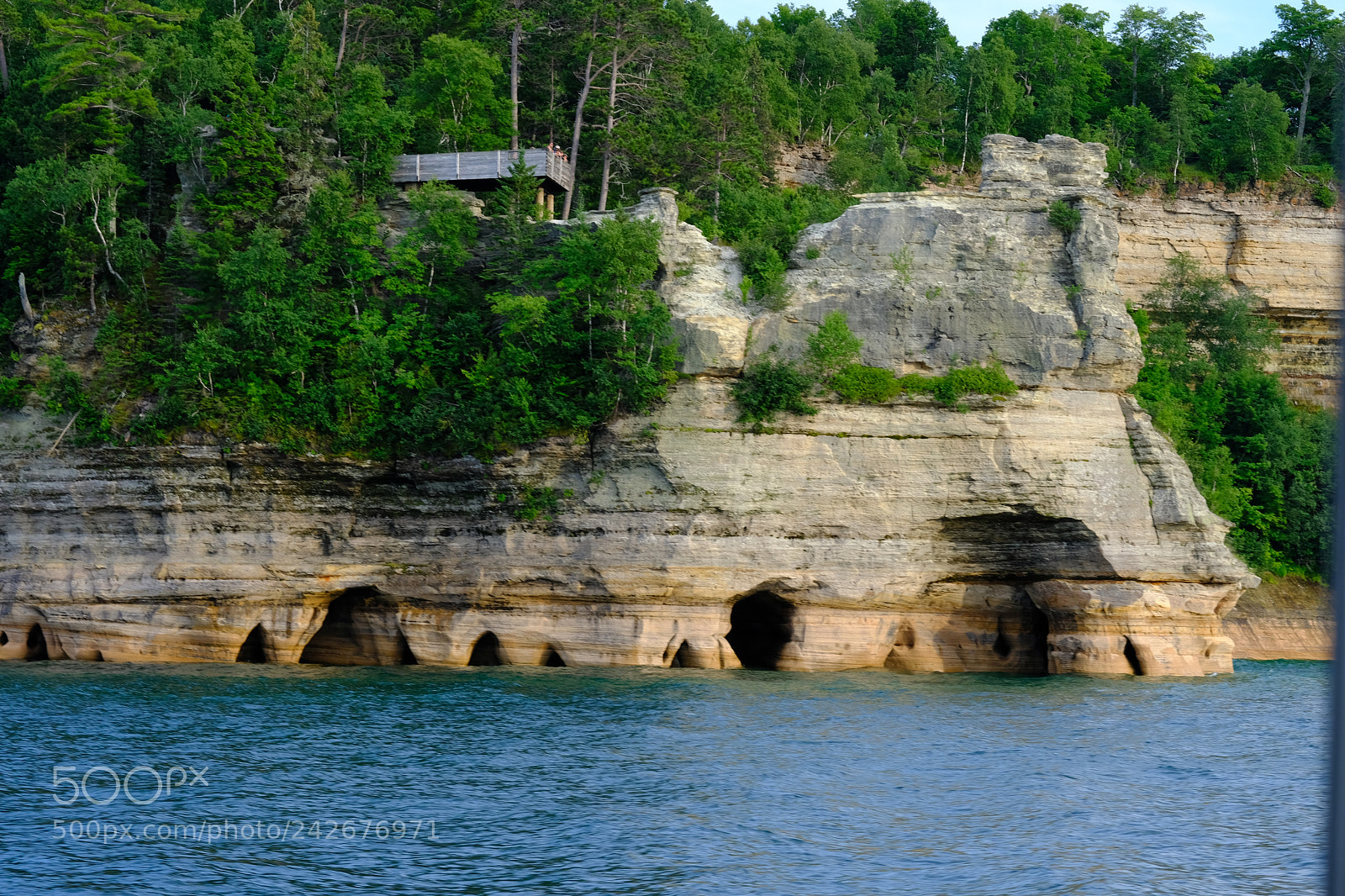 Fujifilm X-T2 sample photo. Pictured rocks national lakeshore photography