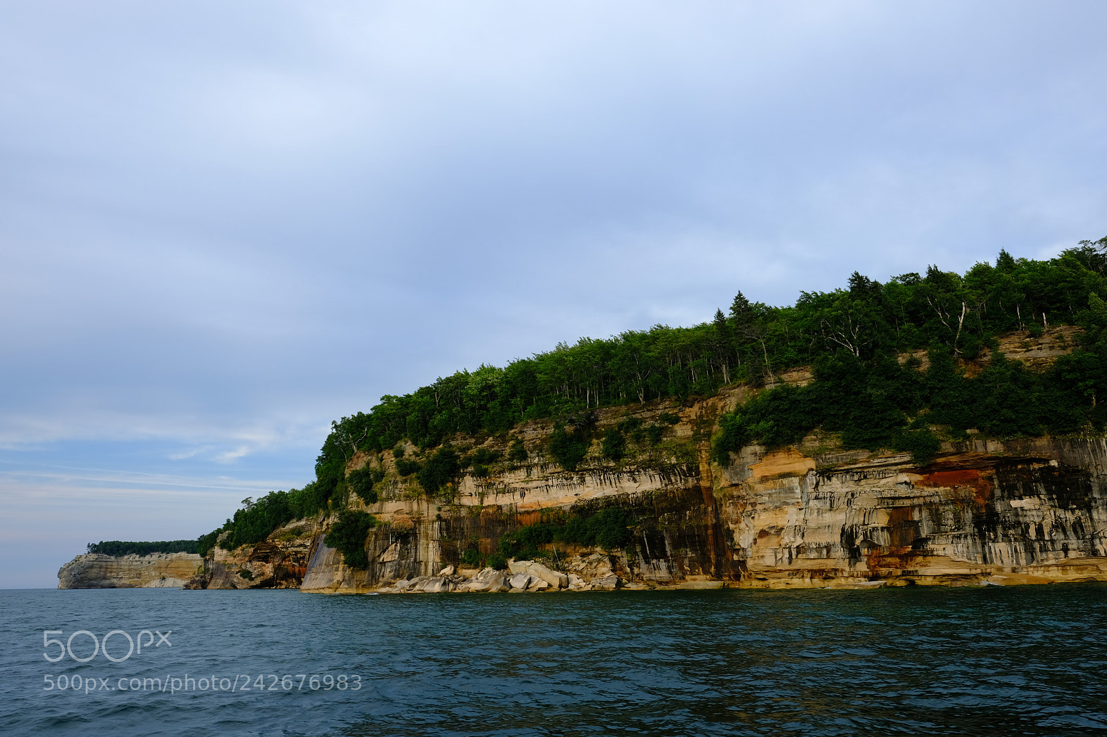 Fujifilm X-T2 sample photo. Pictured rocks national lakeshore photography