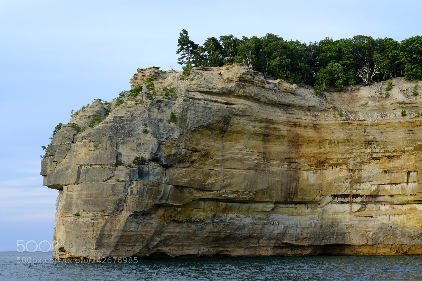 Fujifilm X-T2 sample photo. Pictured rocks national lakeshore photography