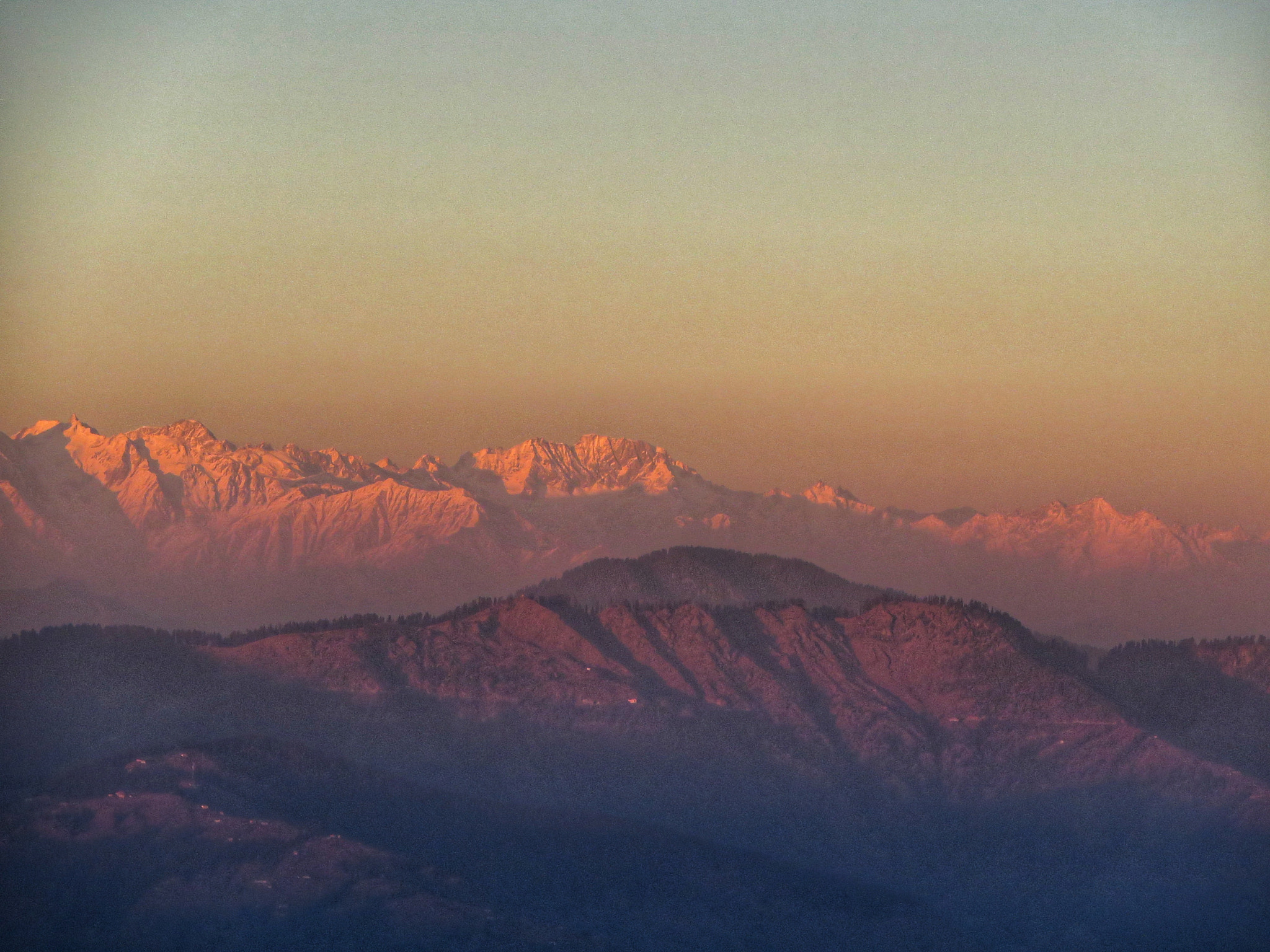 Canon PowerShot SX280 HS sample photo. Amazing sunset near himalayan mountains. photography