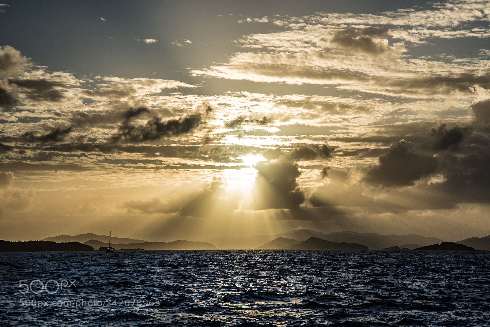 Nikon D610 sample photo. British virgin islands sunset photography