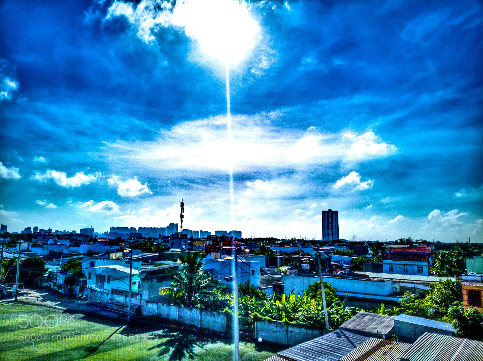 HUAWEI nova 2i sample photo. Cold sun photography