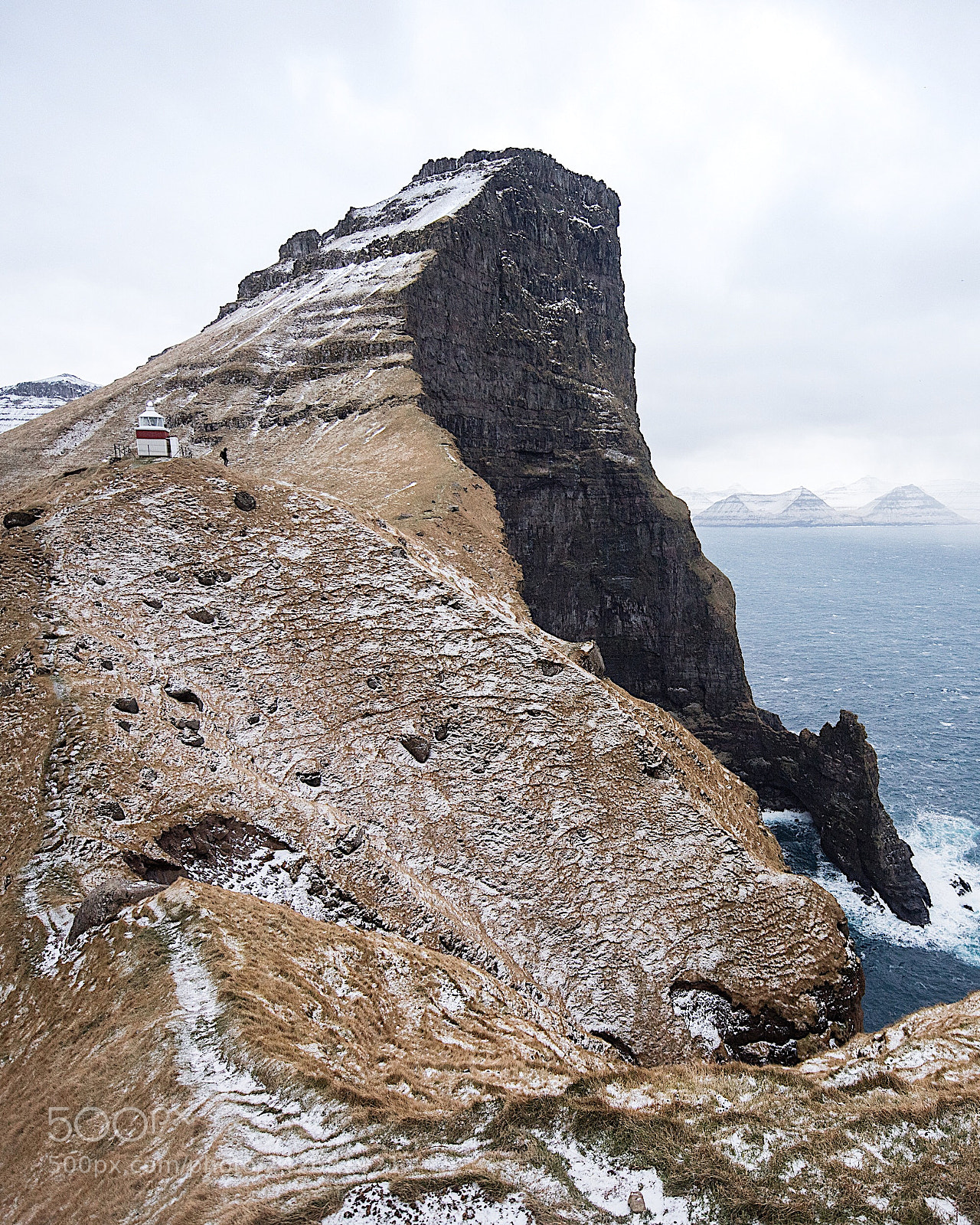 Nikon D810 sample photo. Kallur lighthouse. kalsoy. faroe photography