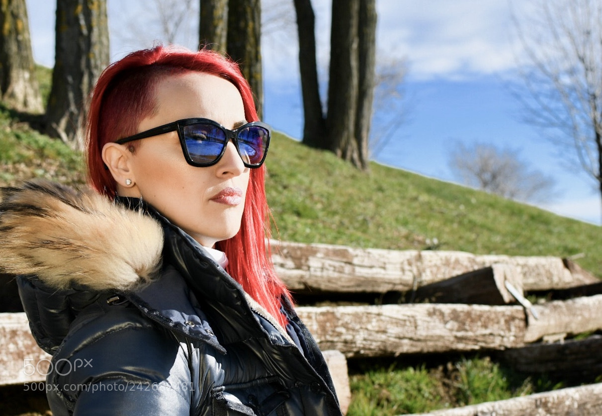 Nikon D500 sample photo. Red hair model photography