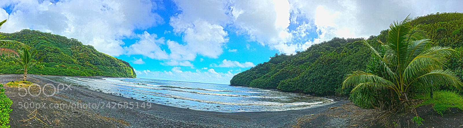 Apple iPhone 6s sample photo. Honomanu bay photography