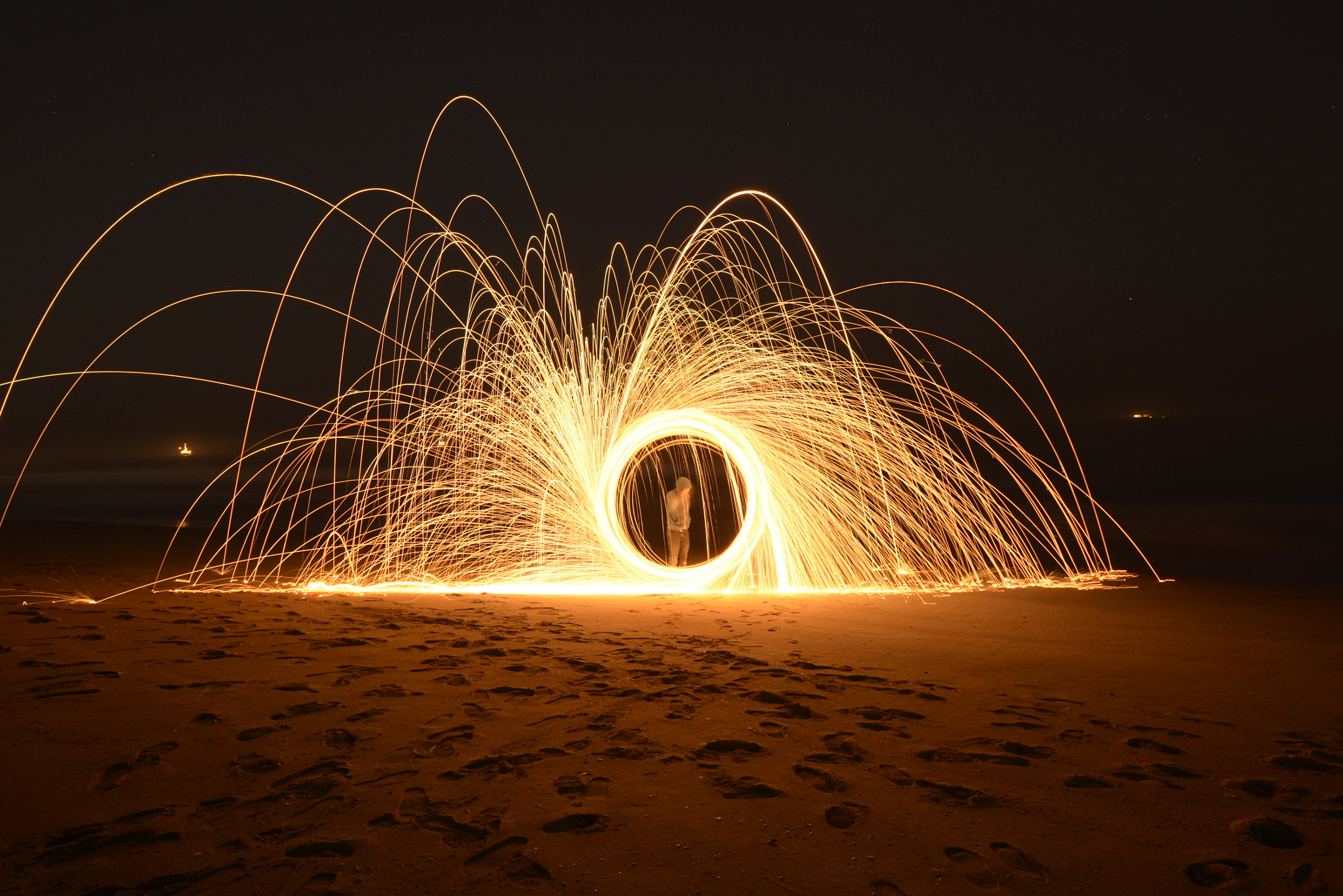 Nikon D7100 sample photo. Steel wool at bolsa chica photography