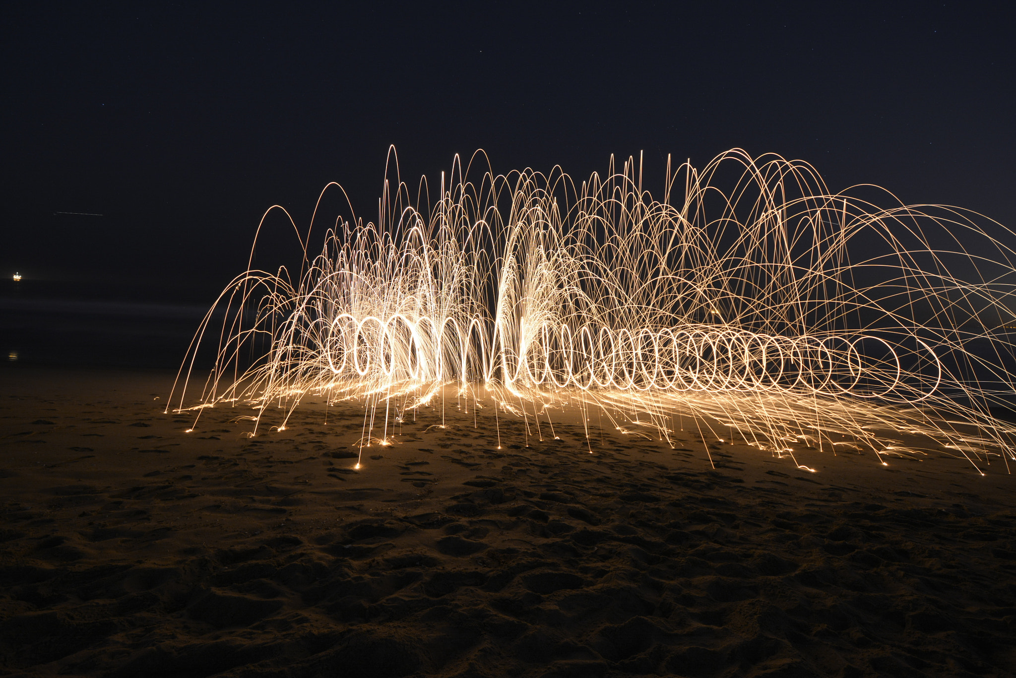 Nikon D7100 sample photo. Steel wool at bolsa chica photography