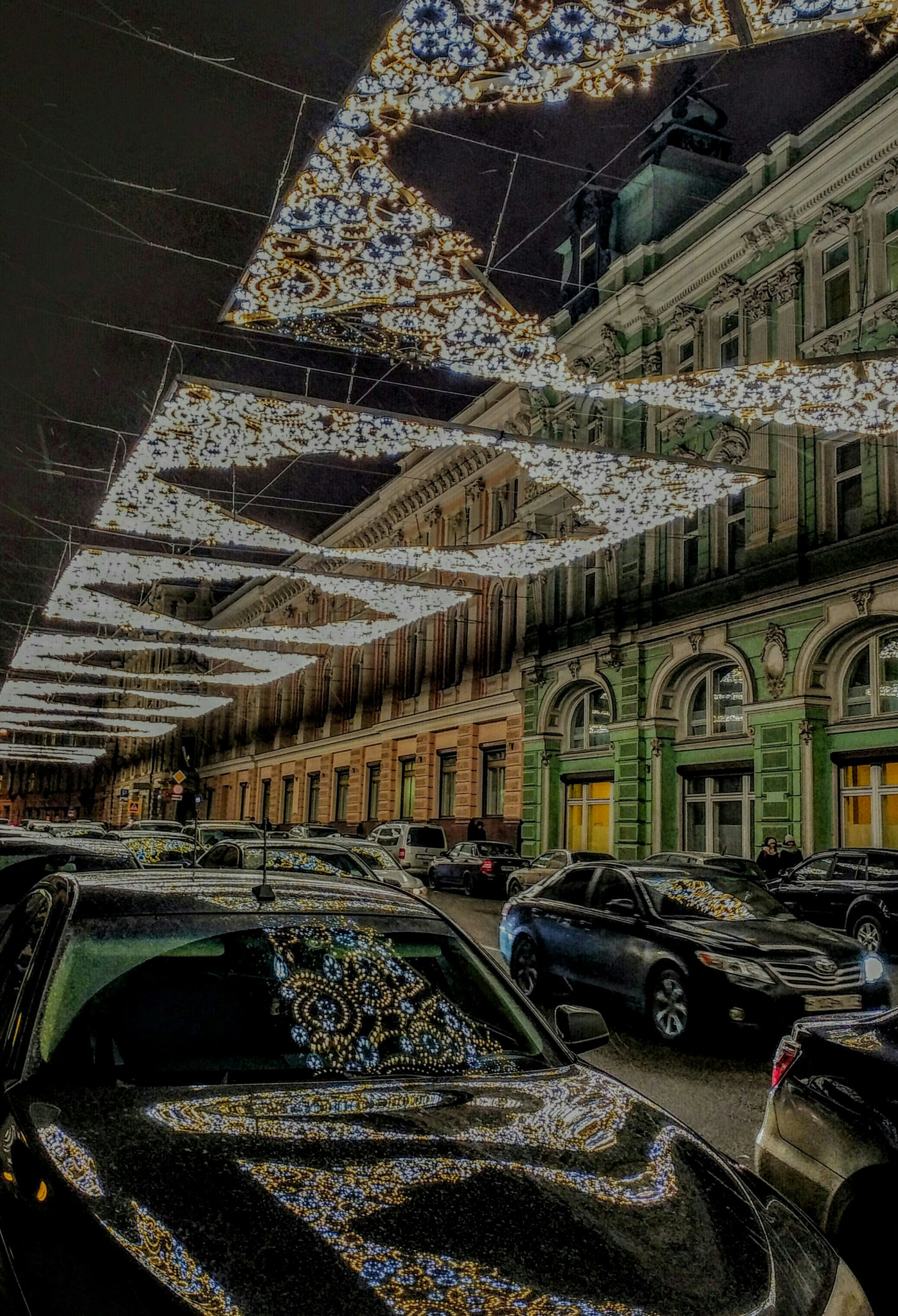 LG G5 SE sample photo. Decorated business city photography