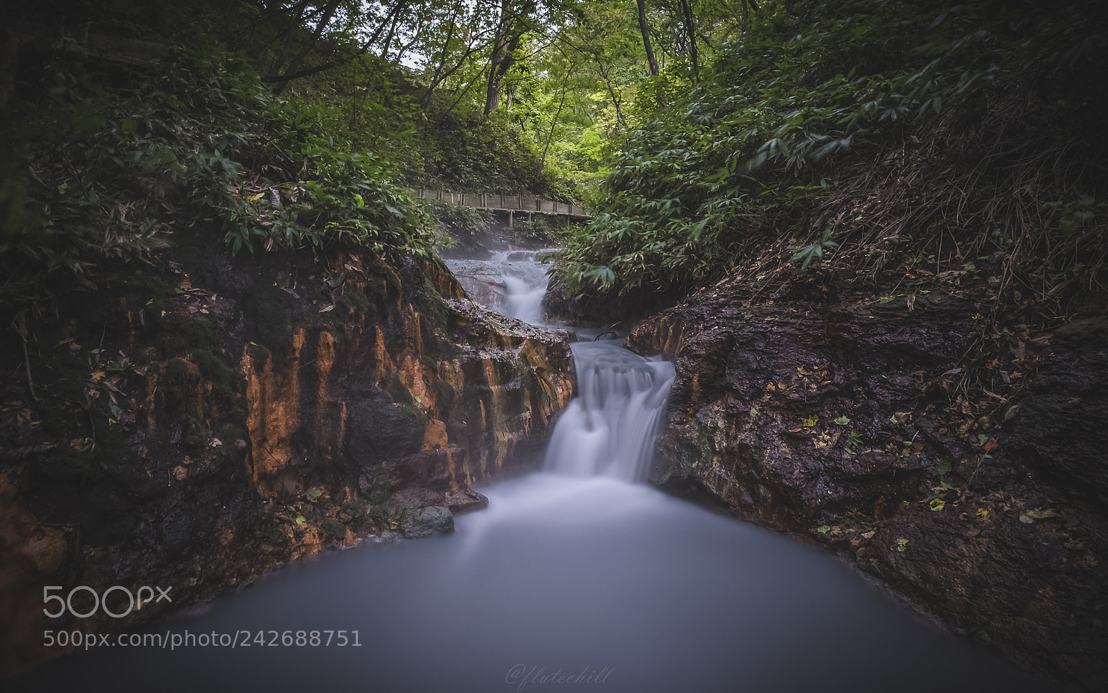 Fujifilm X-T1 sample photo. Oyunumagawa waterfall photography