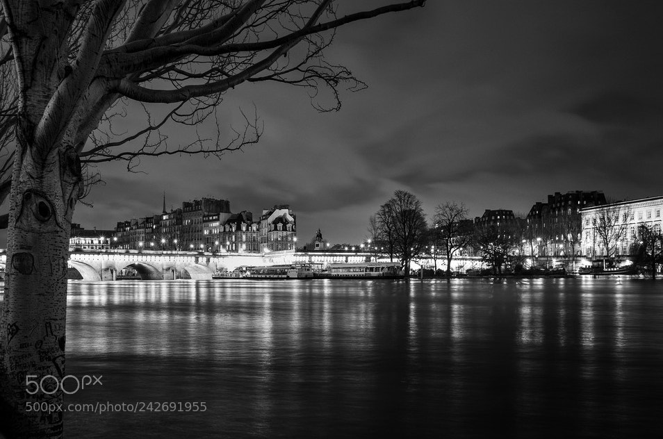 Fujifilm X-Pro1 sample photo. Le pont-neuf la nuit photography