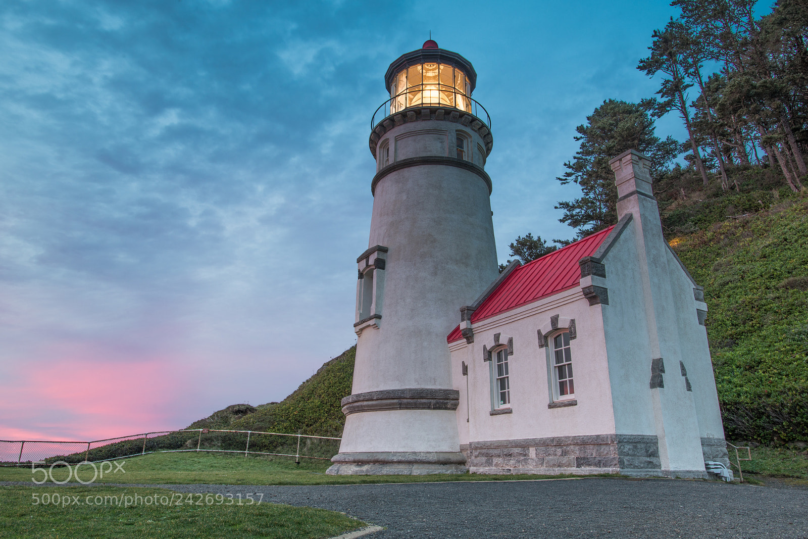 Nikon D850 sample photo. Haceta head lighthouse photography