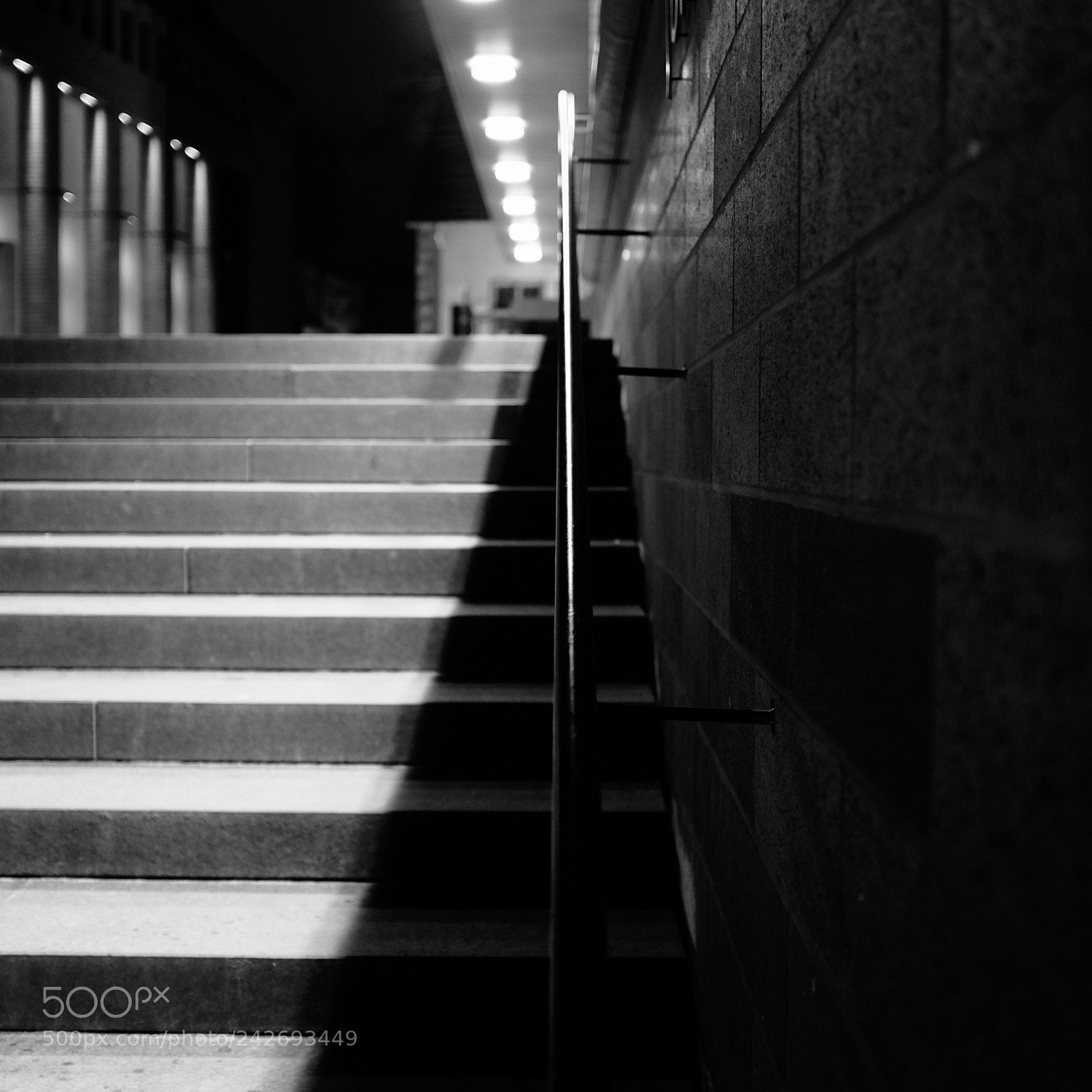 Fujifilm X100T sample photo. Night steps photography