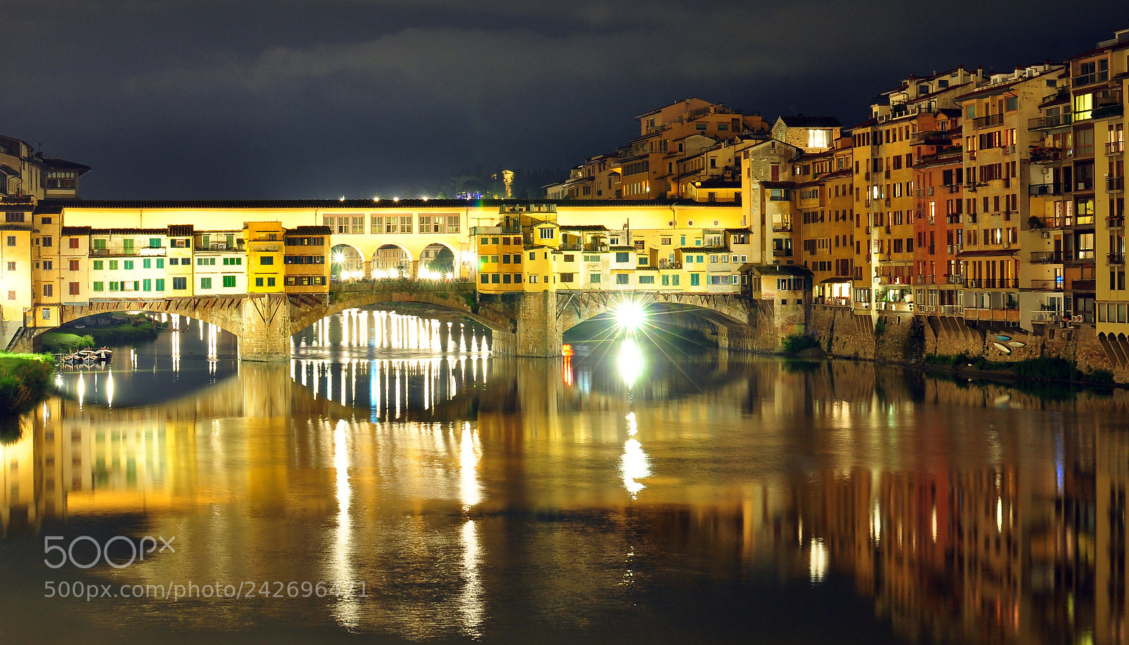 Nikon D90 sample photo. Night bridge photography