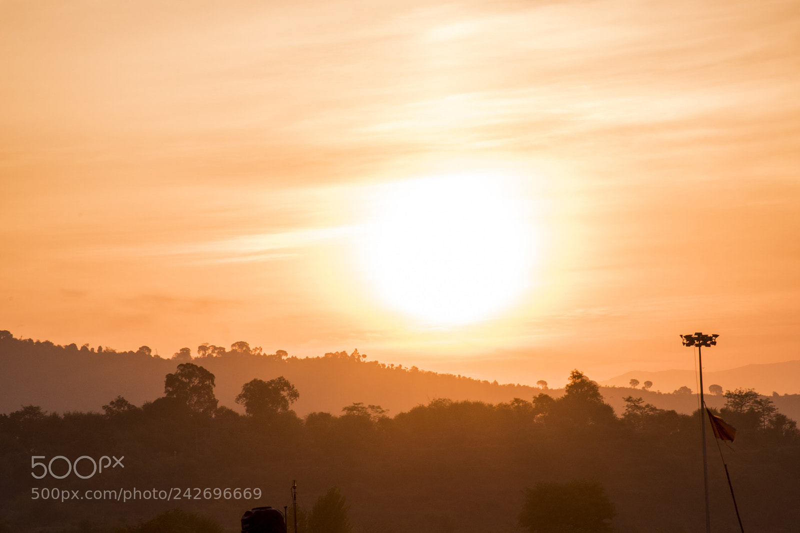 Nikon D5600 sample photo. Orange sky photography