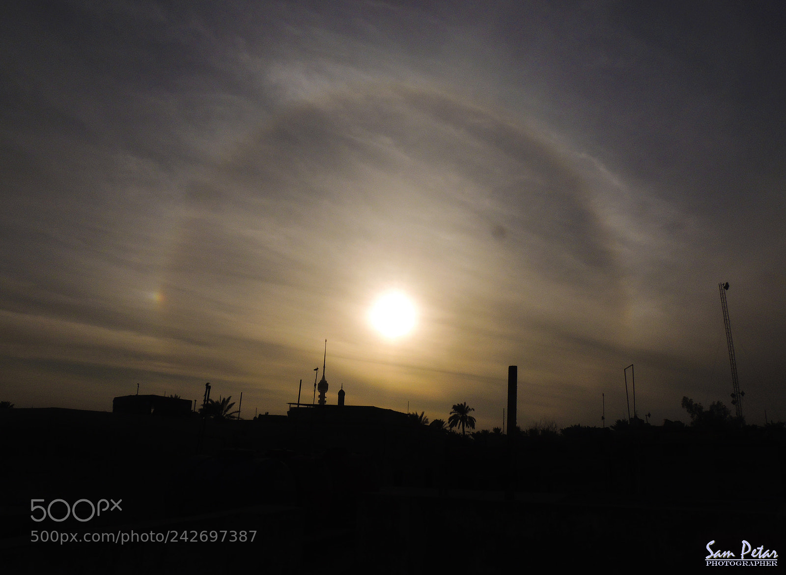 Nikon Coolpix P510 sample photo. Solar halo photography