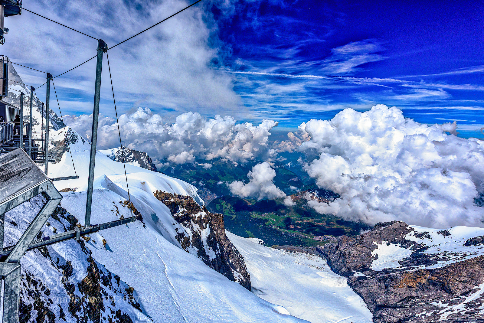Nikon D810 sample photo. View from jungfraujoch switzerland ! photography