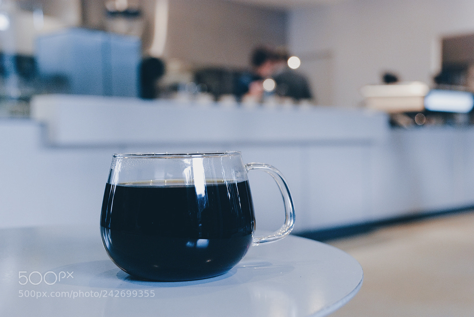Nikon D80 sample photo. Clarity through coffee photography